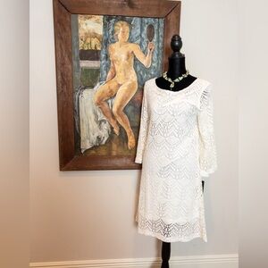 Here comes the beach bride!! Who can resist white lace?